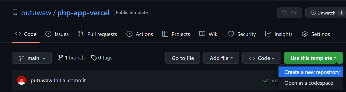 GitHub Template